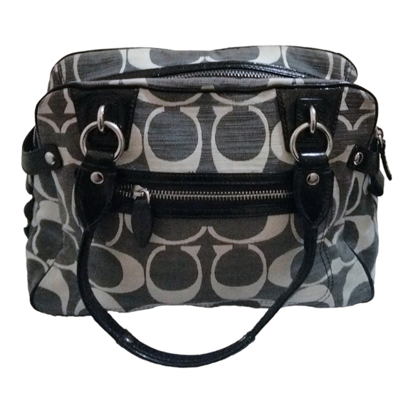 COACH Penelope Shantung Signature Satchel Handbag - Picture 5 of 16